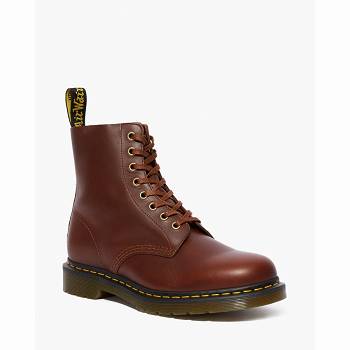 Dr Martens 1460 Pascal Classico Kožené Lace Up - Hnede Cizmy Panske, DR0018